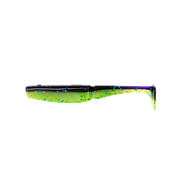 Приманка для рыбы съедобная силикон Upstream Fusion 3" (6 штук) #715 violet\apple