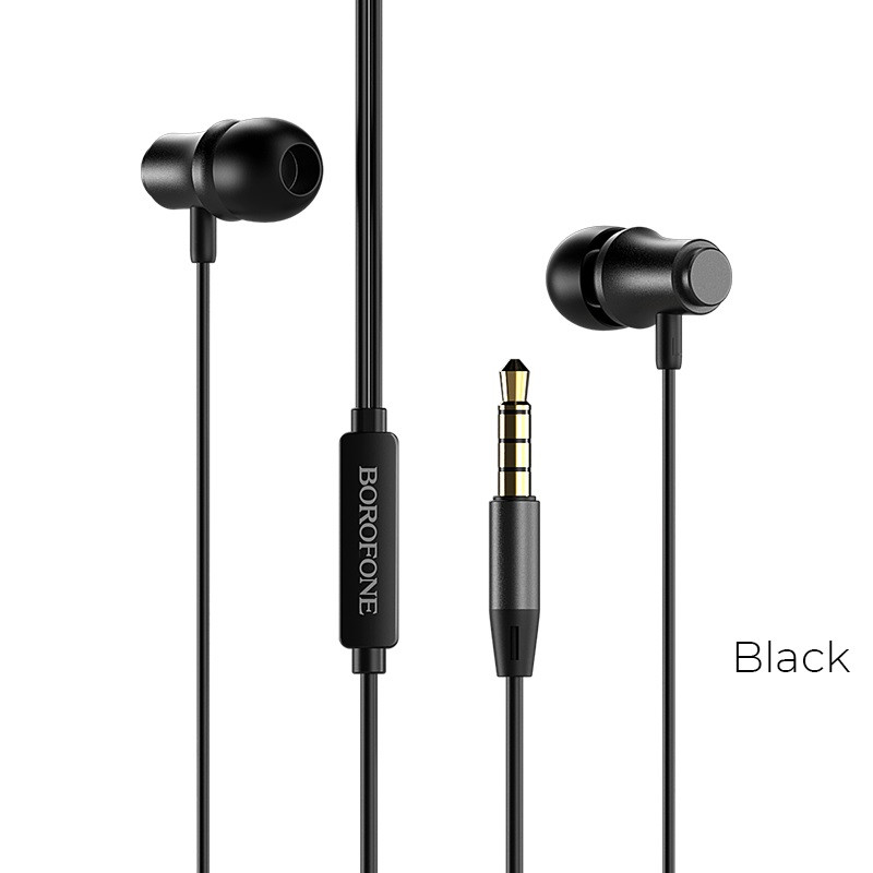 Навушники BOROFONE BM29 Sound edge with mic Black