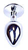 Серія Boss Anal Plug - ювелірні срібні штепсельні вилки Dark Blue S, BS6400010, фото 4