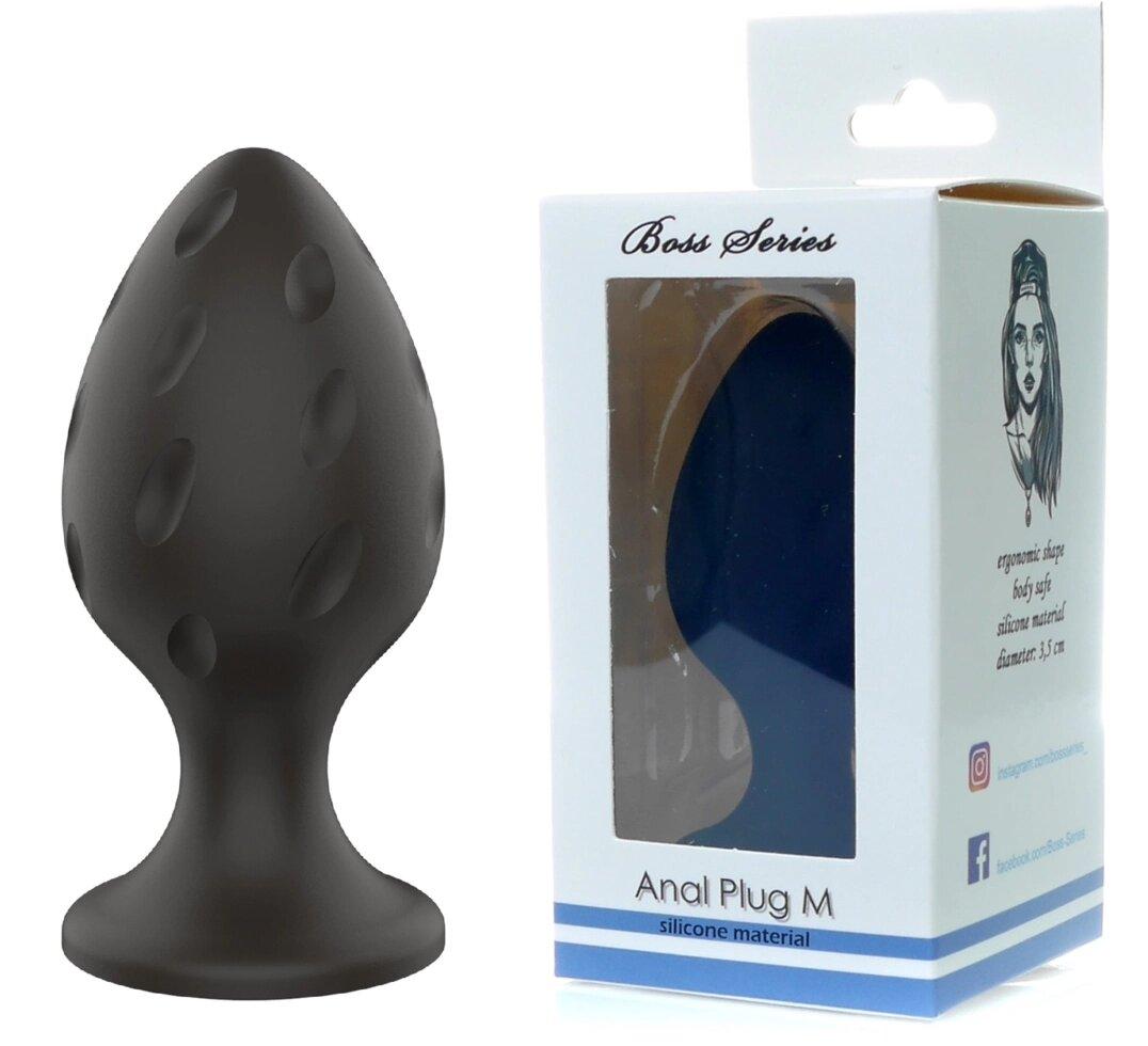 Серія Anal Silicone Plag Boss - Силіконова анальна штепсельна вилка M 3,5 см, BS7800020