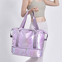 Спортивная женская сумка фиолетовая Chenyi