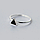 Посрібне кільце трикутник "Нові Почуття" срібне покриття S925 проби EGYPT SILVER, фото 2