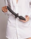 Анальна пробка з дилдо Strap-On-Me SWITCH PLUG-IN REALISTIC DILDO BLACK - L (м'ята упаковка), фото 8