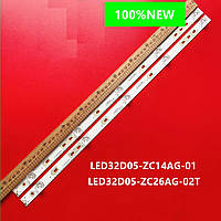 Комплект LED подсветки KIVI 32'' LE32A30G, 32H500GR, 32HB50GU LED32D05-ZC14AG-01 LED32D05-ZC15AG-03 (5-led 3V