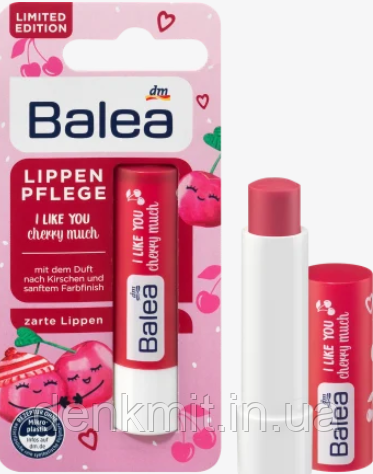Balea Бальзам для губ I like you cherry much, 4,8 г (ID#1715921606 ...