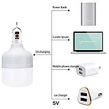 Світлодіодна лампочка з акумулятором, 80 Вт., фото 5