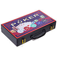 Набір для покера в пластиковому кейсі Zelart 200S-A 200 фішок