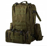 Штурмовой рюкзак Тactic 50-60л Полиэстер (Зеленый)