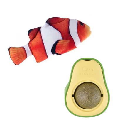 Набір м'ята для кота та іграшка Немо з котячою м'ятою