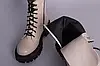 Жіночі демісезонні черевики ShoesBand Латте натуральні шкіряні на середню стопу всередині байка 36 (23 см) (S55771-1д), фото 10
