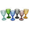 Набір скляних келихів у різних кольорах Diamante Brandani, 6 шт., фото 2