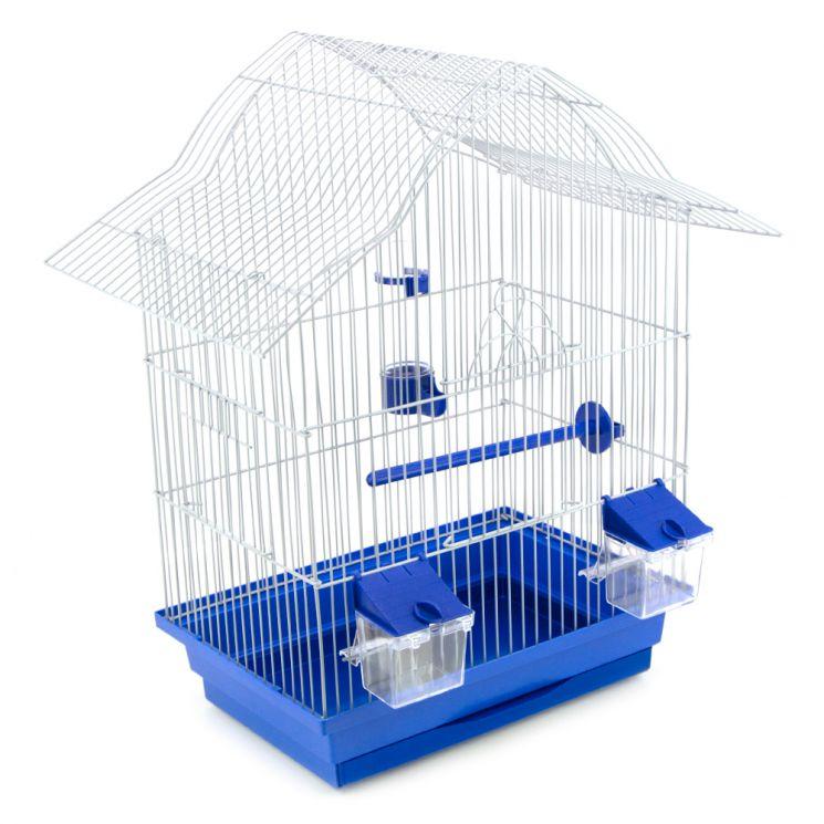 Клітка для птахів "МАЛЬВА" (33х23х45) см, цинк, фото 1