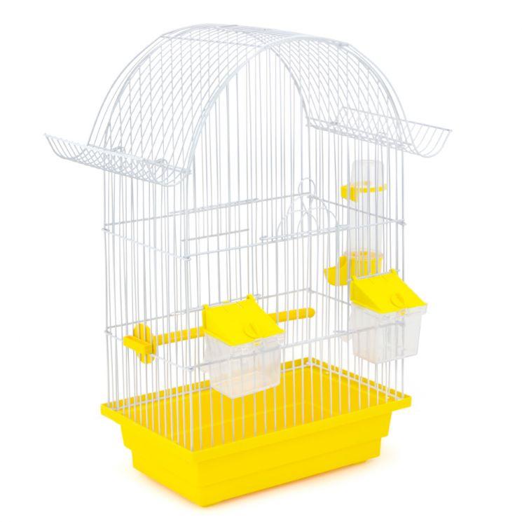 Клітка для птахів Ретро, 28*18*45 см цинк, фото 1