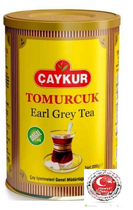 Чай чорний турецький Tomurcuk Earl Grey Caykur 200 гр