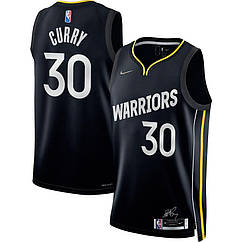 Чоловіча майка Каррі 30 Голден Стейт Men's Golden State Warriors #30 Stephen Curry Black 2022 Select Series MVP Swingman Jersey