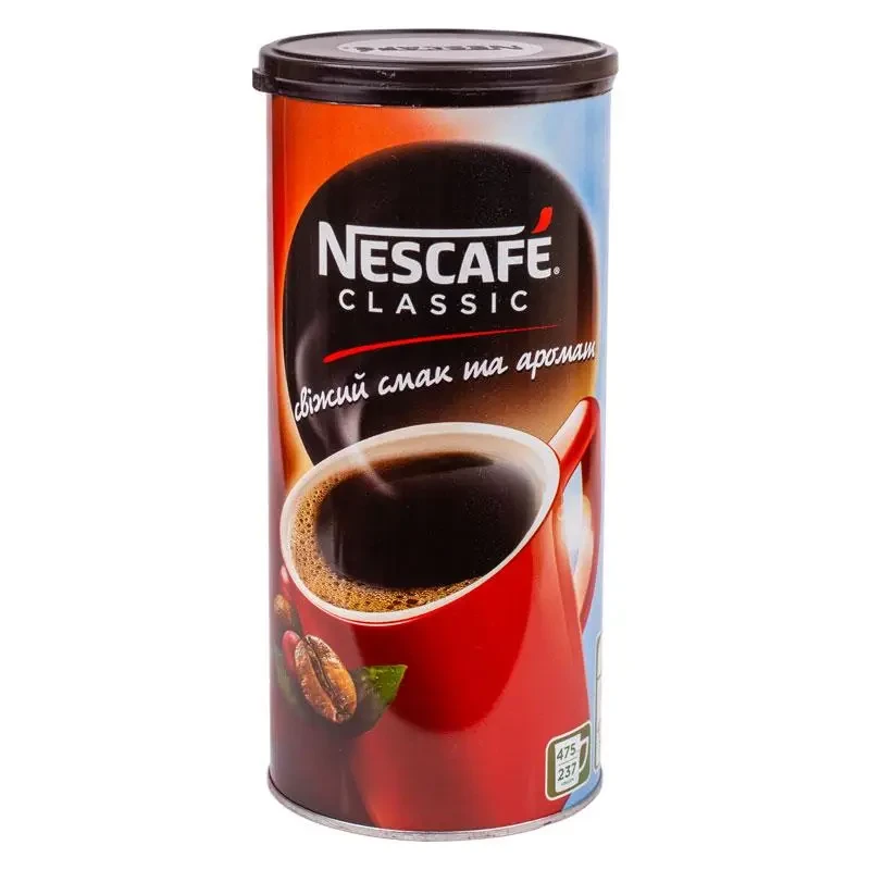 ОРИГІНАЛ! Кава розчинна Nescafe Classic ж/б 475г