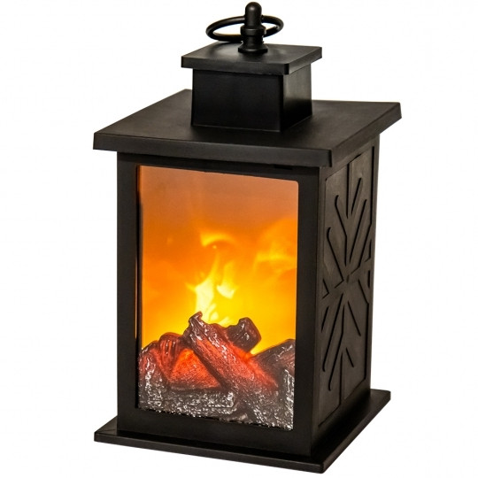 Новорічний декор Декоративний камін 14*14*24,5 см, фото 1