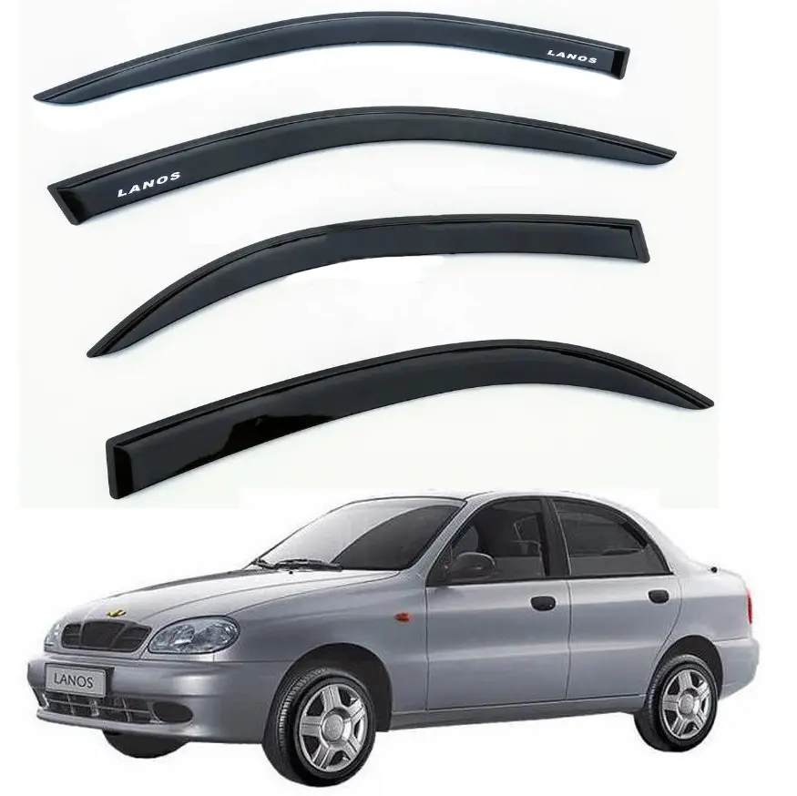 Дефлектори вікон вітровики Daewoo Lanos — Sens Скотч 3M Voron Glass
