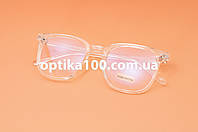 Прозрачная квадратная оправа для очков для зрения из гибкого лёгкого пластика TR-90