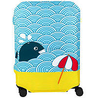 Чехол для чемодана BG Berlin HUG COVER Light Whale 67-73см L (Bg002-02-115-L)