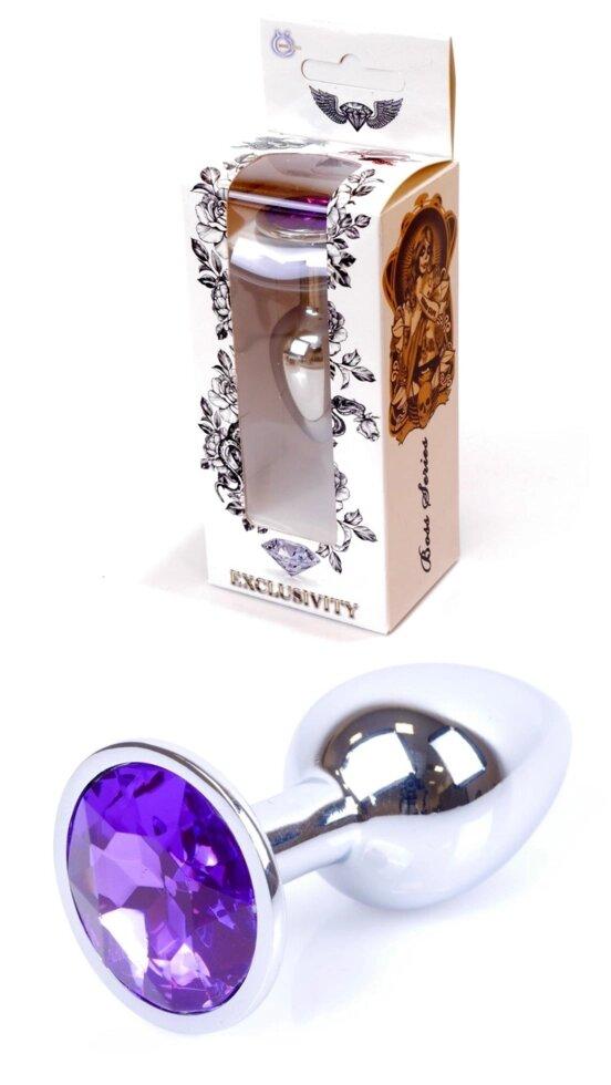 Серія Boss Anal Plug - ювелірні срібні штепсельні вилки Dark Blue S, BS6400010
