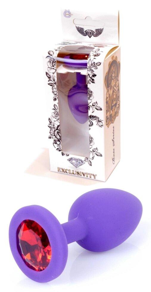 Серія SILICONE SILICON PROKE - ювелірні вироби фіолетова кремнієва пробка невелика червона S, BS6400082