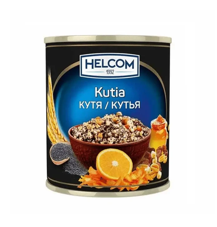Кутя зі шматочками сухофруктів Helcom, 850 г (Польща), ж/б