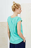 Футболка женская мята (XS-XL) 100%хлопок, фото 4
