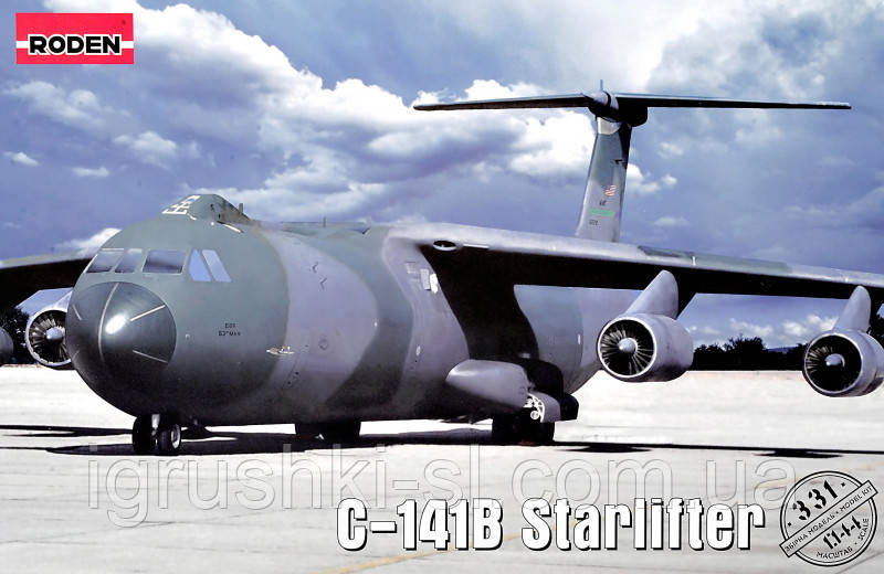 Збірна модель (1:144) Військово-транспортний літак Lockheed C-141B Starlifter