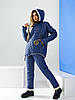 Теплий жіночий спортивний костюм зимовий (повністю на овчині), фото 9