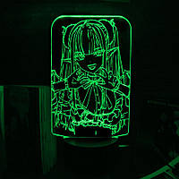 Акриловый светильник-ночник Марин Китагава 2 зеленый tty-n002131