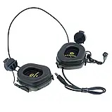 Навушники активні тактичні з кріпленням на каску та мікрофоном EARMOR M32H 22dB Койот, фото 5