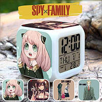 Настольные часы Spy x Family "Anya, Yor and Loid" №1