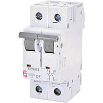 Автоматичний вимикач ETIMAT 6 2p C 16А (6kA) ЕТІ, фото 2