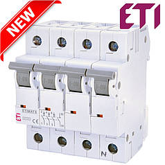 Автоматичний вимикач ETIMAT 6 3p+N C 63А (6kA) ЕТІ