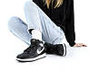 Зимові кросівки на хутрі Nike Air Jordan 1 Retro Winter взуття Найк Джордан чорні високі чоловічі підліткові, фото 6