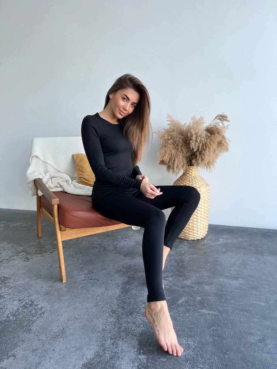 Жіноча зимова термобілизна НОРМА ,розміри: S,М,L мікродайвінг на флісі, фото 1