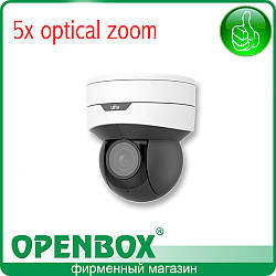 IP-відеокамера купольна поворотна Uniview MiniPTZ IPC6412LR-X5P Zoom 5x