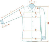 Жіноча лляна сорочка, туніка, фото 3