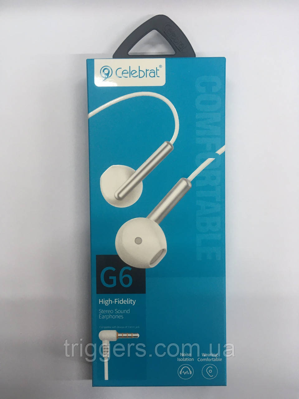 Наушники Celebrat (Yisun) G6 WHITE
