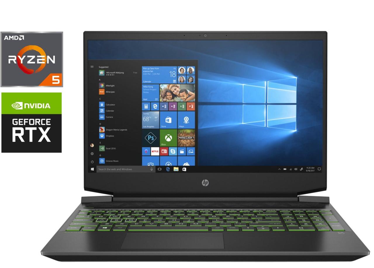 Игровой ноутбук HP Pavilion 15-ec2000nc / 15.6" (1920x1080) IPS / AMD ...