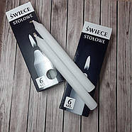 Свічки парафінові господарські Польща оригінал  7 годин 6 штук, фото 2