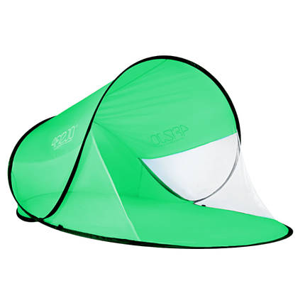Пляжний тент 4FIZJO Pop Up 120 x 190 см 4FJ0224 Green/White, фото 1