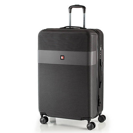 Чемодан Swissbrand Cairo (M) Black (SWB_LHCAI001M), фото 1