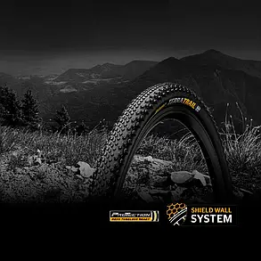 Покришка безкамерна Cental Terra Trail ShieldWall 27.5" → 650 x 47B menu 27.5 x 1.75 black/cream, складна, фото 2