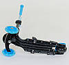 Самокат триколісний 5в1 Best Scooter 69750 колеса PU-120/100 мм, з підсвічуванням, блакитний, фото 6