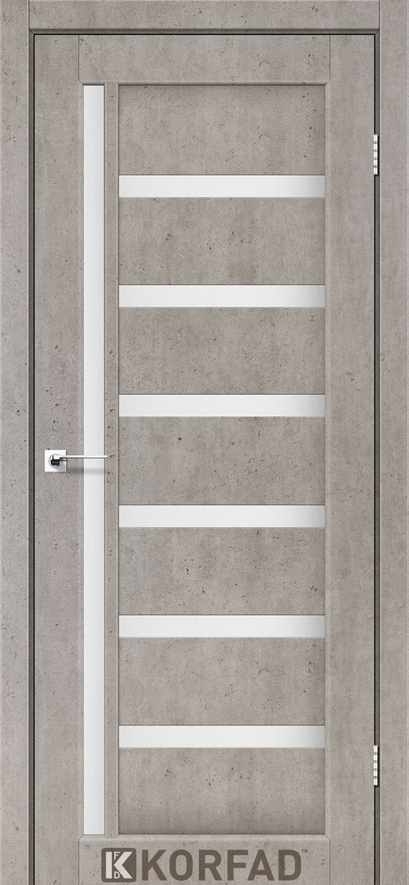 Двері міжкімнатні Корфад/ KORFAD VLD-01 Лайт бетон, фото 1