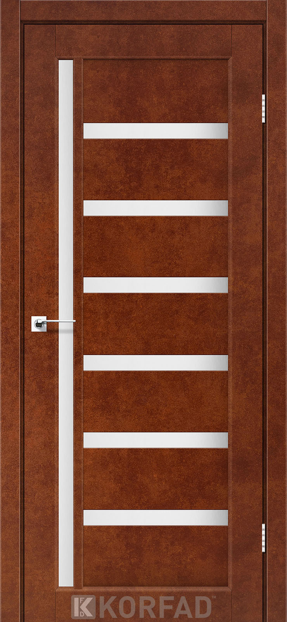 Двері міжкімнатні Корфад/ KORFAD VLD-01 Сталь кортен, фото 1
