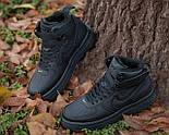 Зимові чоловічі кросівки Nike Air Force 1 W High Gore-Tex теплі на хутрі. Чоловічі ботинки зимові, фото 8