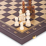 Шахи, шашки, нарди 3в1 шкірозамінник L3508 (MR08697), фото 2